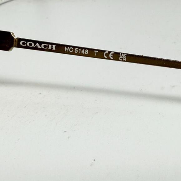 Coach HC5148 Brown Eyeglasses Frames Designer Eyewear Gold 54-17-140 H19395 - Picture 6 of 7
